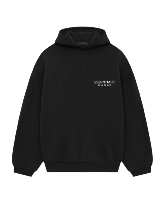 ESSENTIALS 2024 fleece hoodie 'Black'