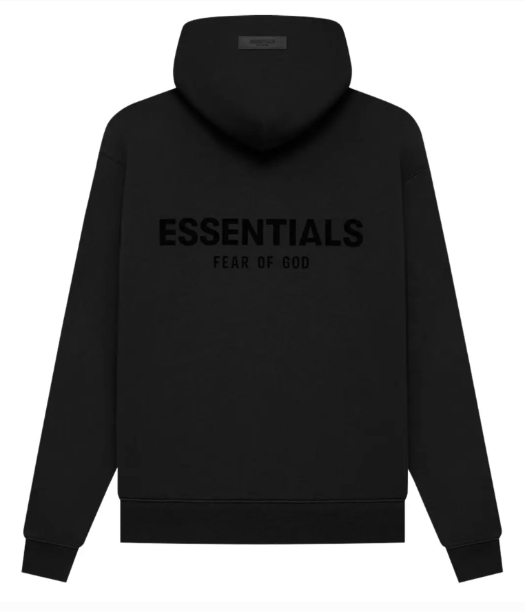 ESSENTIALS 2022 Black Hoodie