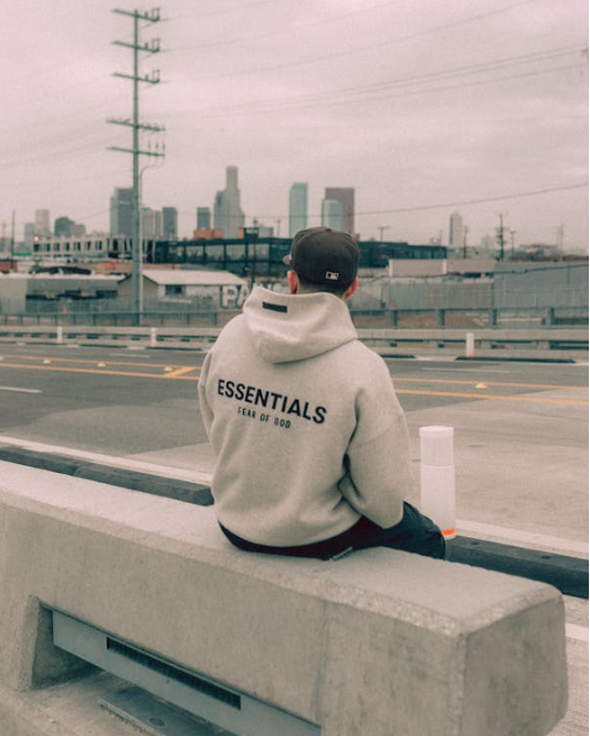 ESSENTIALS 2022 Dark Oatmeal Hoodie